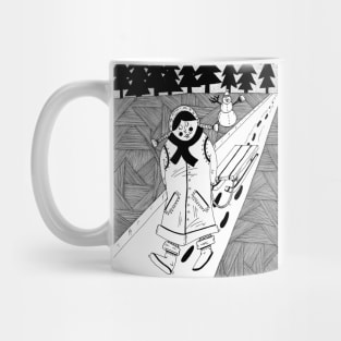 Girl with sledge Mug